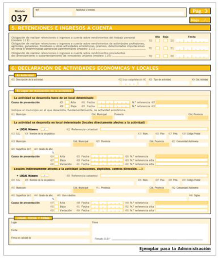 Qué Es El Modelo 037 Y Cómo Rellenarlo 5827