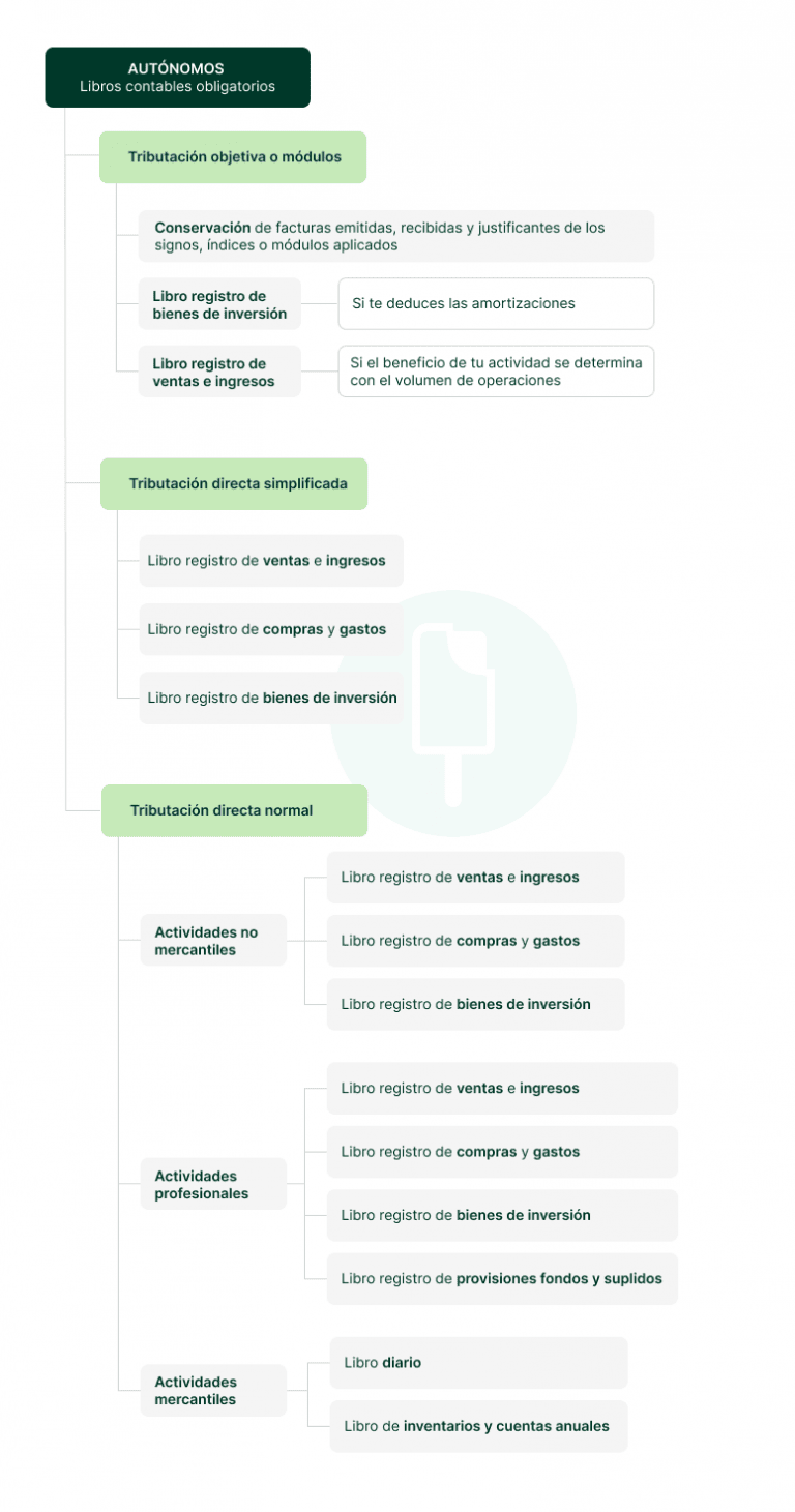 Libros contables obligatorios cuáles son 2024