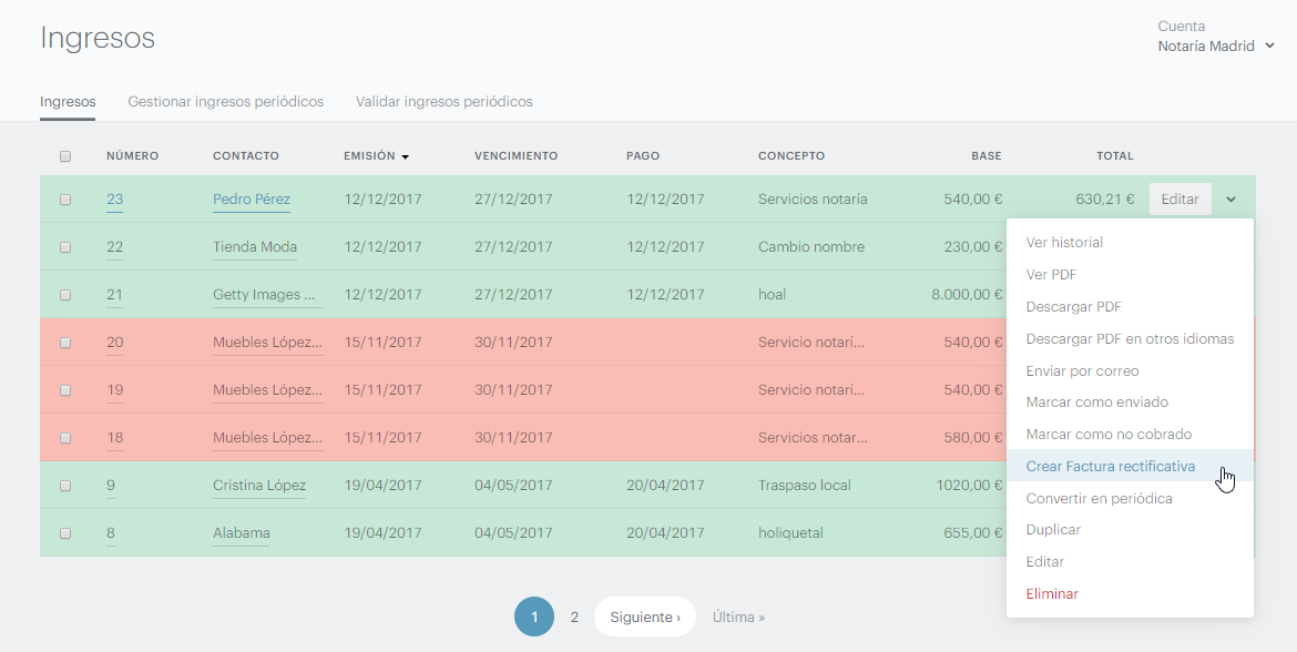 Que Es Y Como Hacer Un Factura Rectificativa Ejemplo Y Requisitos