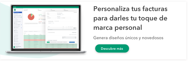 diseño de facturas personalizado