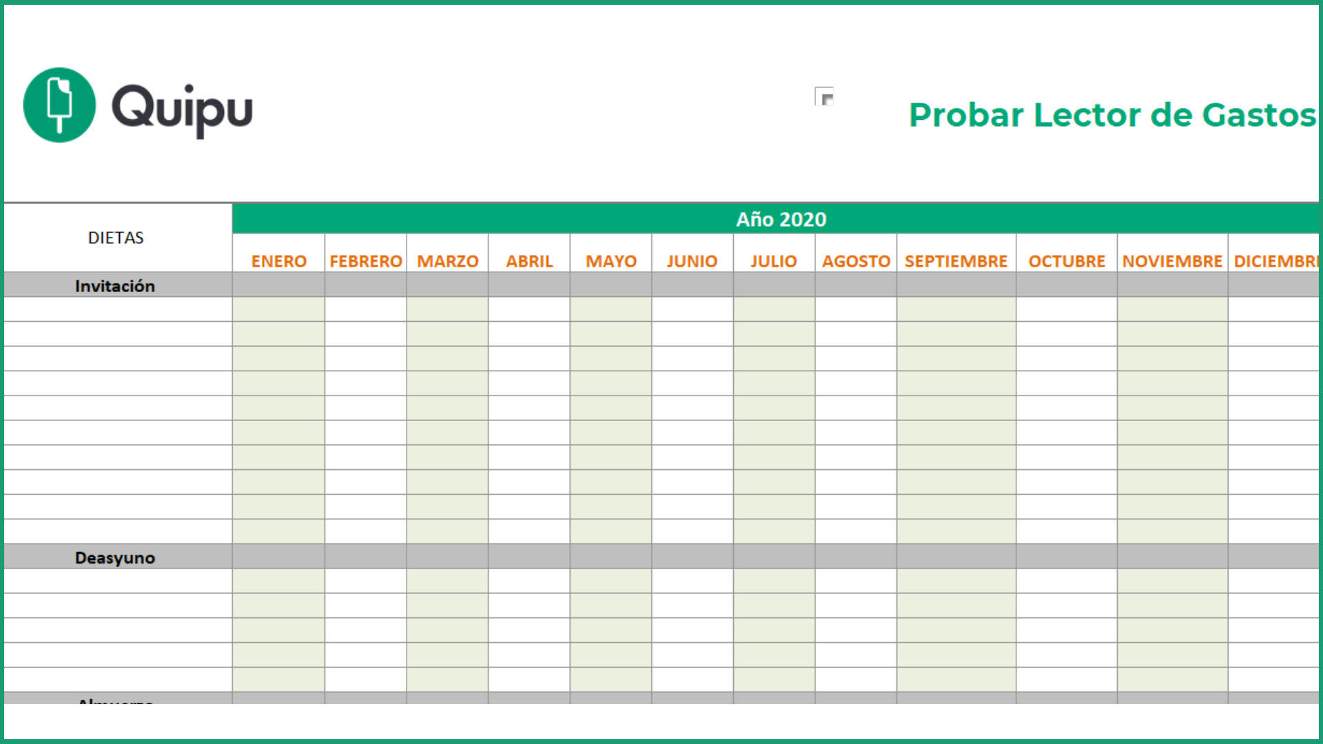 Plantilla De Gastos Pdf Plantilla Excel para control de gastos [Descárgala GRATIS]