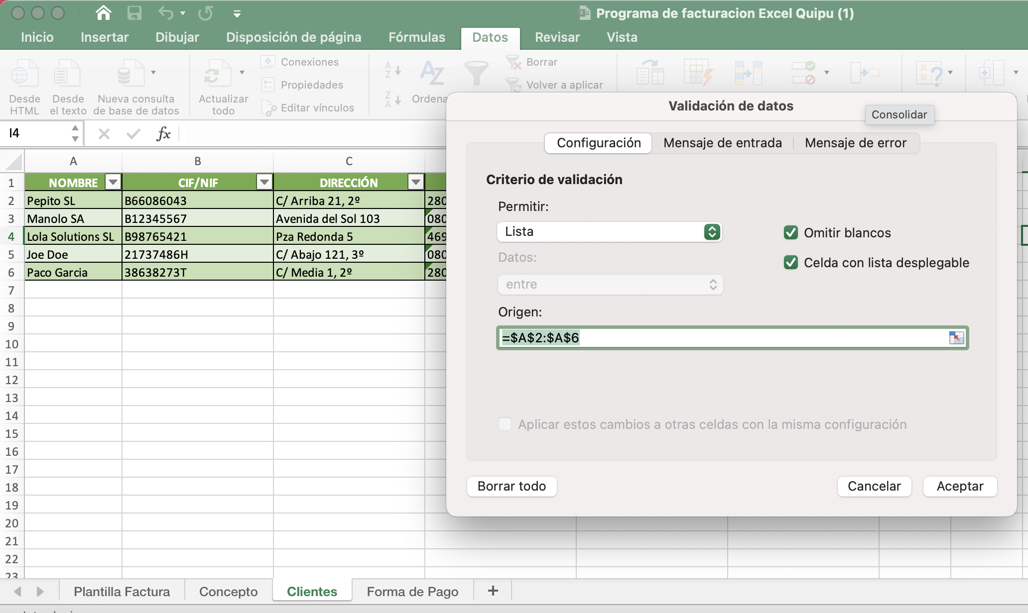 Programa De Facturación Gratis En Excel 1191