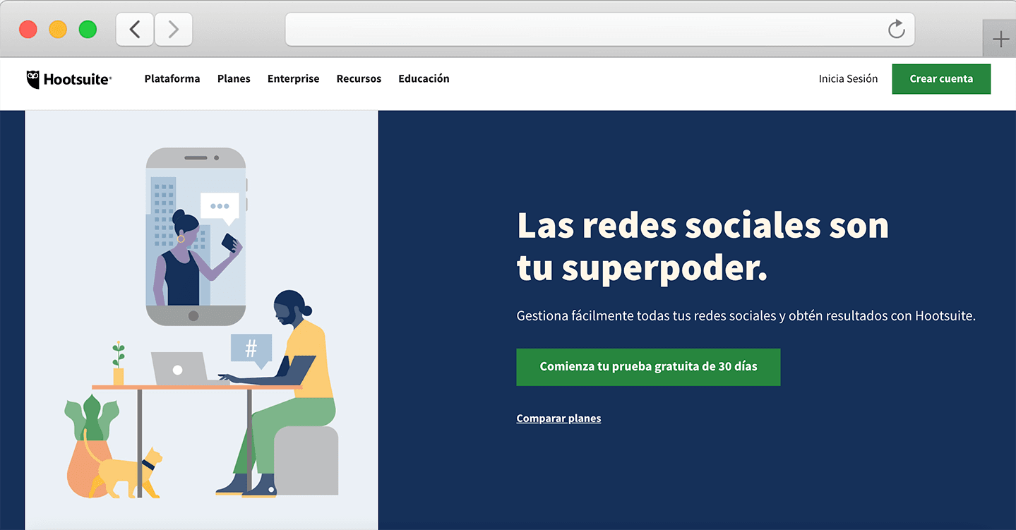hootsuite herramienta captura