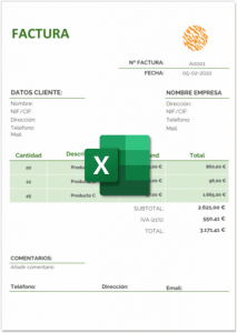 Plantillas Factura Proforma Excel, Word Y PDF [GRATIS]