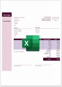 Plantillas Factura Simplificada Excel Word Y Pdf Gratis